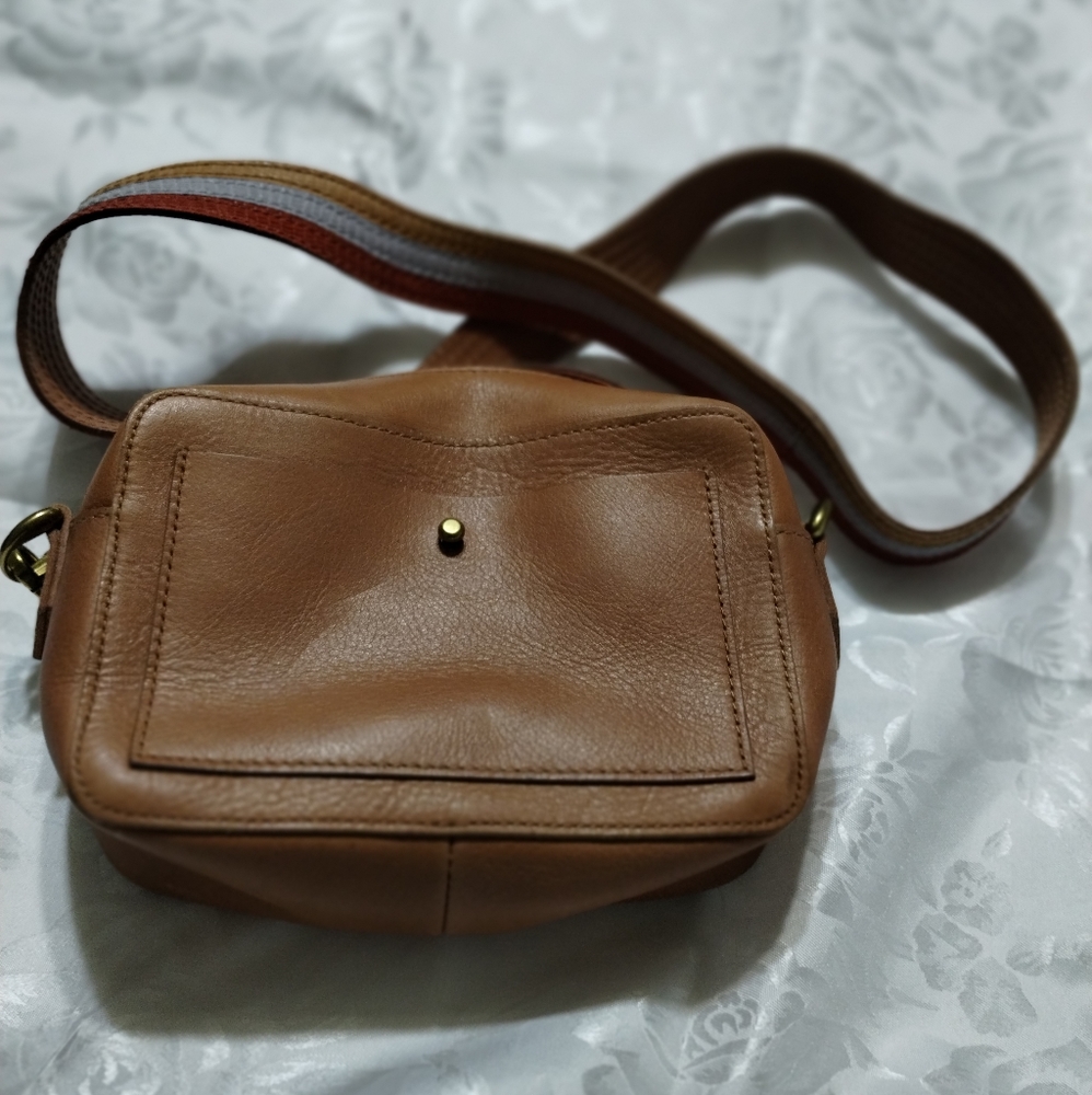 Madewell small leather tan crossbody